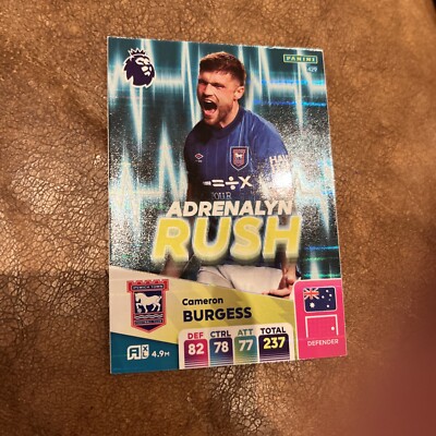 Adrenalyn Rush Cameron Burgess Panini 2024/2025 XL 24/25 Ipswich Town # 429