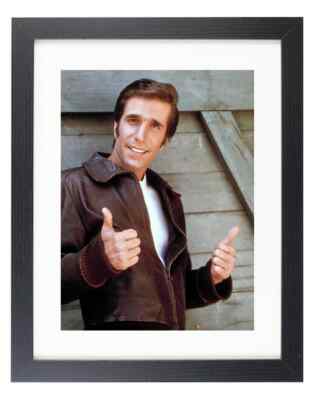 Henry Winkler as The Fonz Authur Fonzarelli 8x10 MATTED & FRAMED PICTURE PHOTO