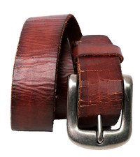 Lucky Brand BROWN GENUINE LEATHER 1 5/8"Wd CASUAL WOMEN'S BELT Sz 30"/S B17