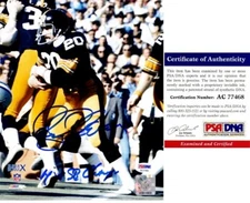 Rocky Bleier Signed Autographed Pittsburgh Steelers 8x10 inch Photo PSA/DNA COA