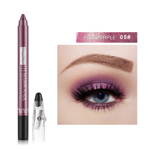 Highlighter Eyeshadow Pencil Waterproof Glitter Matte Eye Shadow Makeup Pigment - Picture 26 of 33