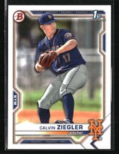 Calvin Ziegler 2021 Bowman Draft #BD-123  Baseball Card