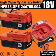 9.6V-24V Rapid Charger / 4.5Ah battery replace for Black AND Decker 18Volt HPB18