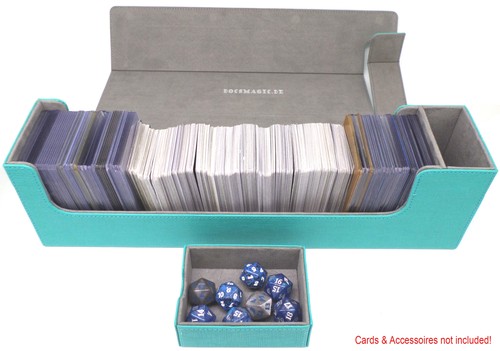 Bandeja magnética premium Docsmagic.de caja larga como nueva grande + 4 cajas abatibles - Aqua - Imagen 2 de 8