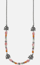 BRIGHTON EVERBLOOM TRELLIS Flora Silver SHORT NECKLACE STYLE JM7286 108 NWT