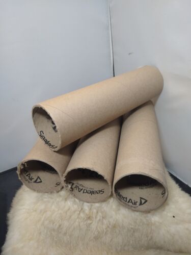 10 POSTAL MAIL SHIPPING TUBE EXTRA STRONG QUALITY MATERIAL 12x3" PREVIOUSLY USED - Afbeelding 1 van 8