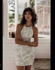 NWT Rhythm Cairo Halter Mini Dress Size XXL