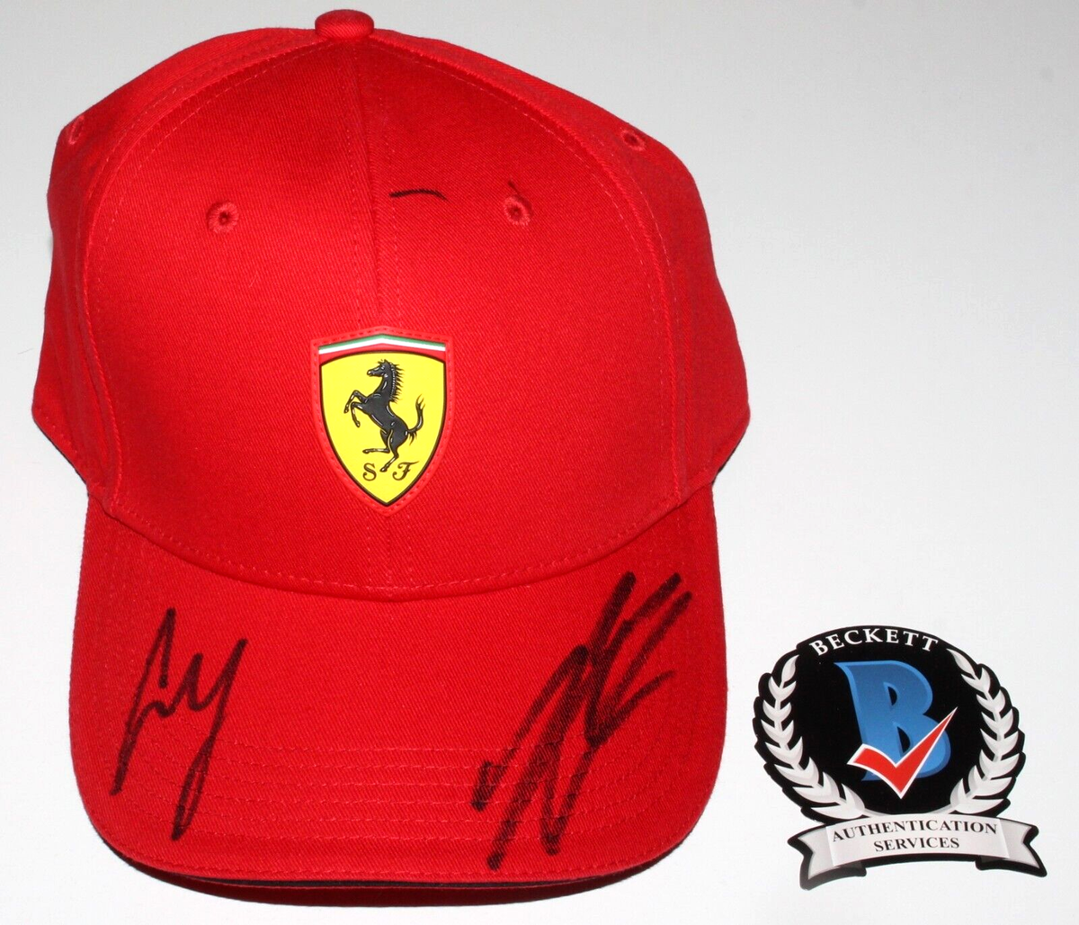 CHARLES LECLERC & CARLOS SAINZ SIGNED FERRARI SCUDERIA CHARLES LECLERC & CARLOS SAINZ SIGNED FERRARI SCUDERIA