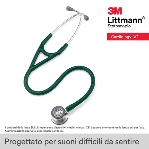 3M Littmann Cardiology IV Diagnostic Stethoscope 27" Stainless Steel (Green) - Bild 4 von 18