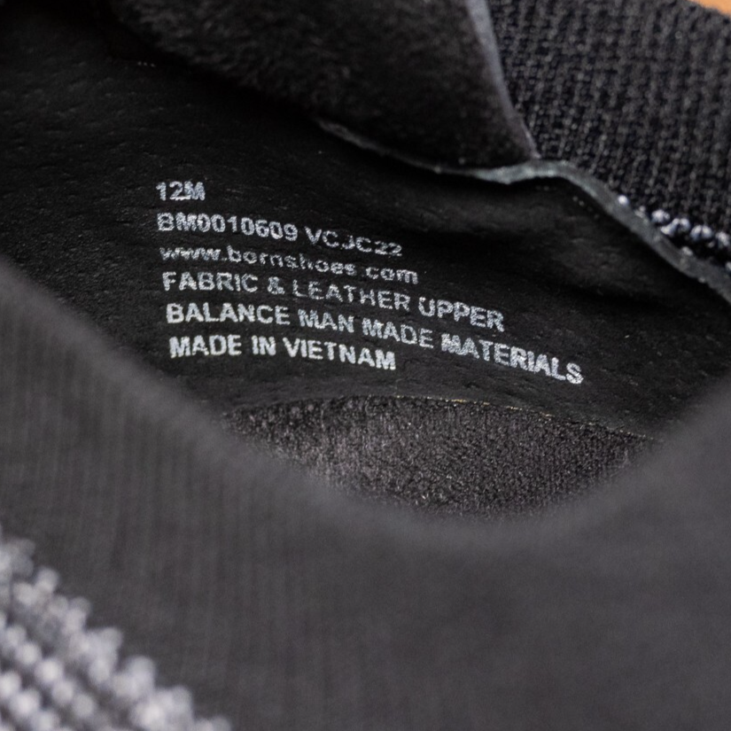 SAOLA Born Barrett Sneakers Casual Uomo 12 M Nero Nero Grigio Suola in Gomma