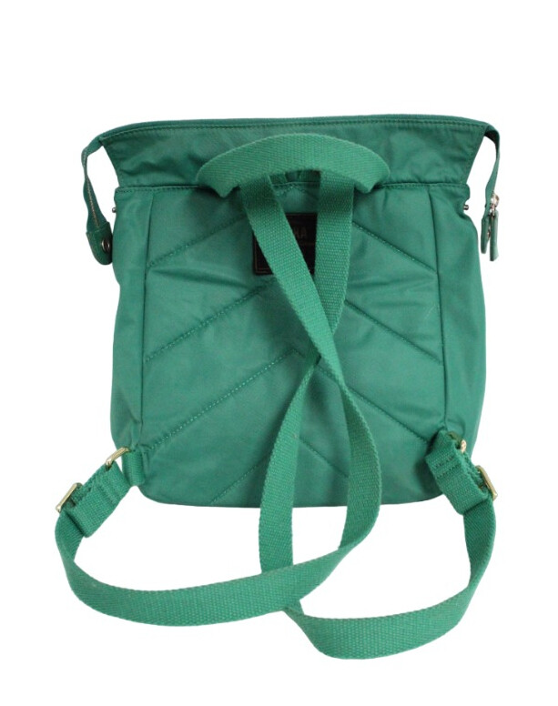 Ladies ROKA Green 100 Nylon Zip Up Backpack Z05 eBay