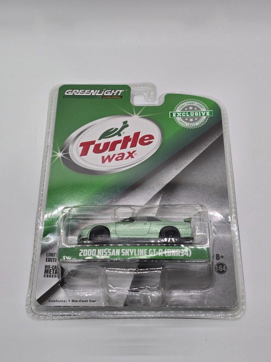 Greenlight 1/64 Turtle Wax 2000 Nissan Skyline GT-R (R34