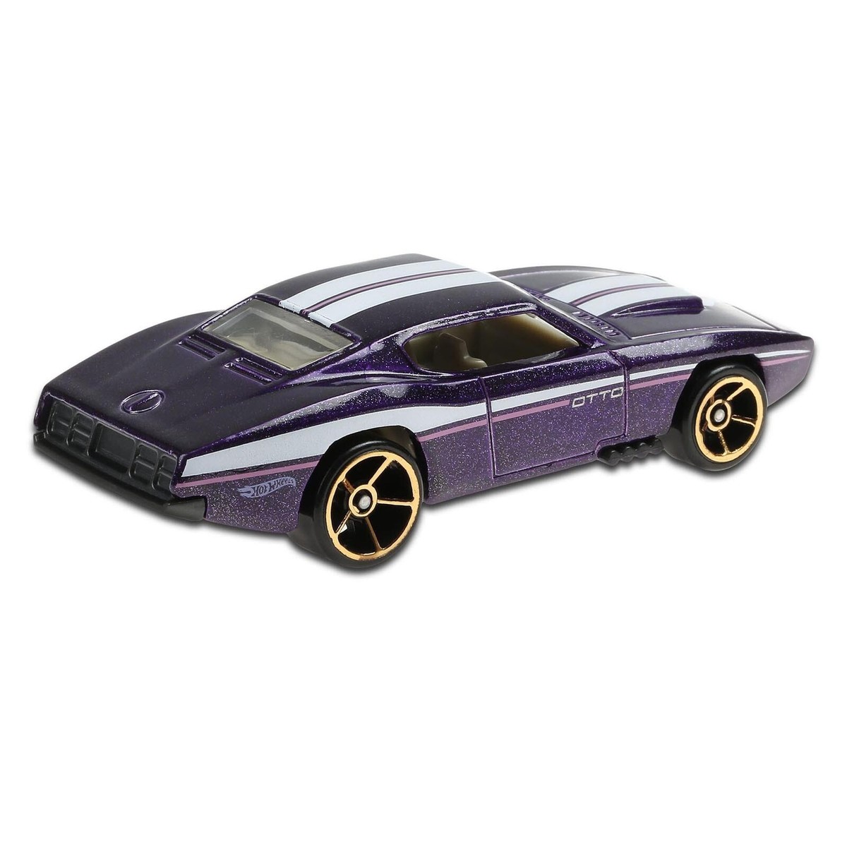 Mattel Hot Wheels Purple Custom Otto Kid Diecast Model Toy Car