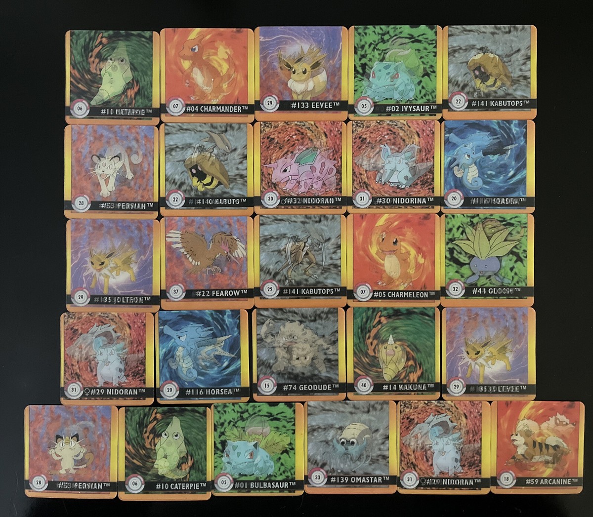 Pokemon Artbox Action Flipz 3D Cards Nintendo 1999 Premier Edition Pokemon Artbox Action Flipz 3D Cards Nintendo 1999 Premier Edition