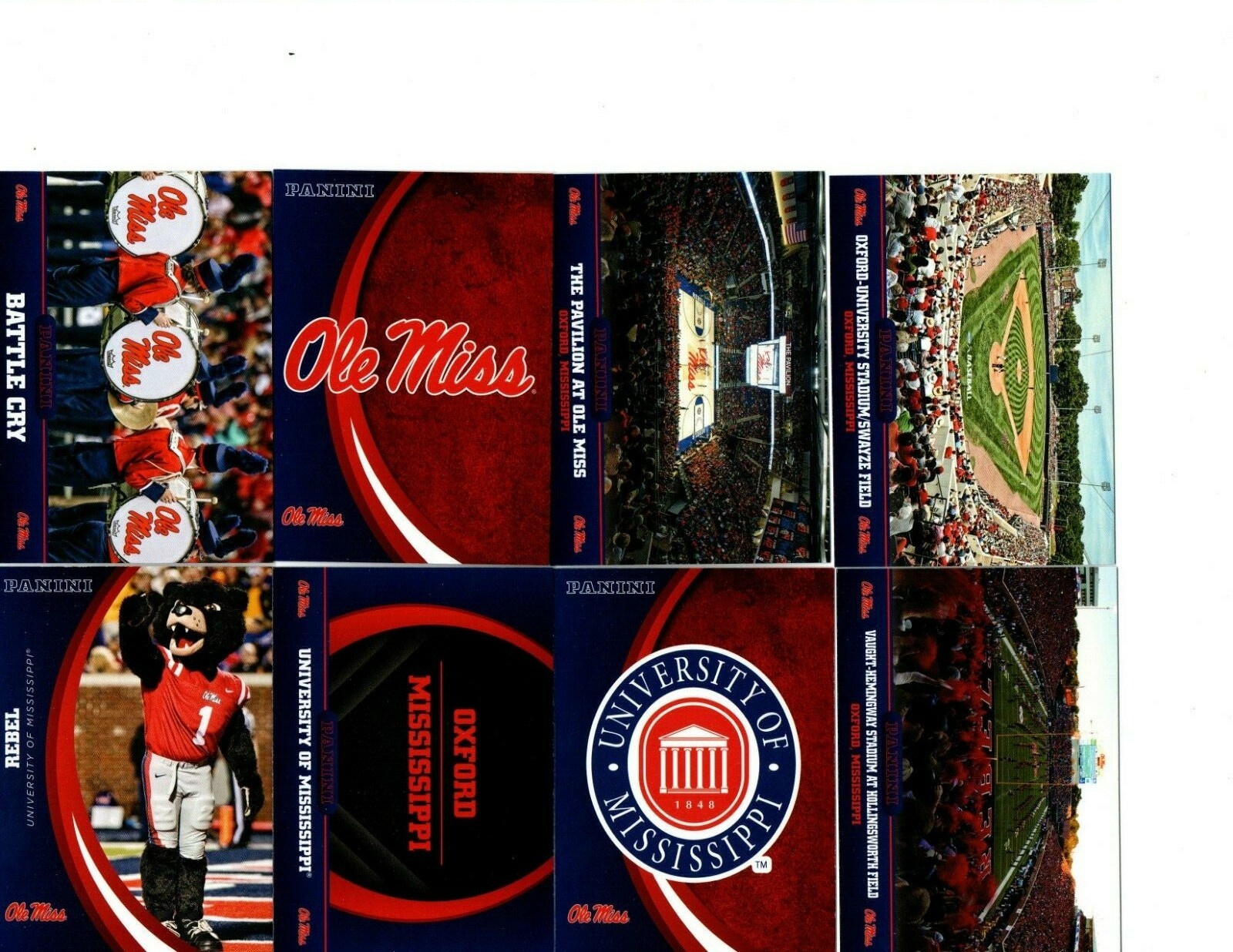 Ole Miss University of Mississippi 2016 Panini complete 44 card set Eli Manning