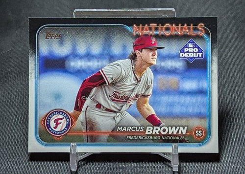 Marcus Brown Prospect Rookie 2024 Topps Pro Debut Card #PD-108 Nationals - Picture 1 of 2