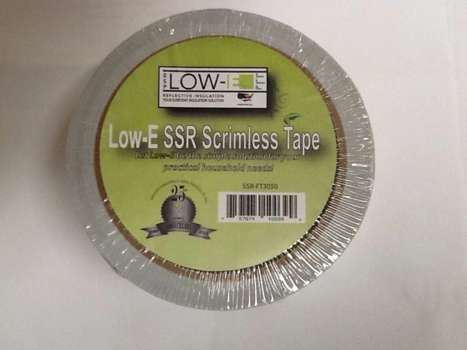 500 sqft Aluminum Foil Insulation Sauna Vapor Barrier Waterproof Strong w Tape - Image 3 of 4