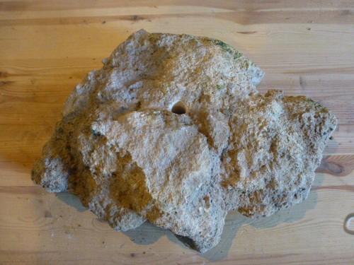 Quellstein Brunnenstein mit Loch für Quellsteinbrunnen Naturstein Nr. 62 Unikat - Bild 9 von 13