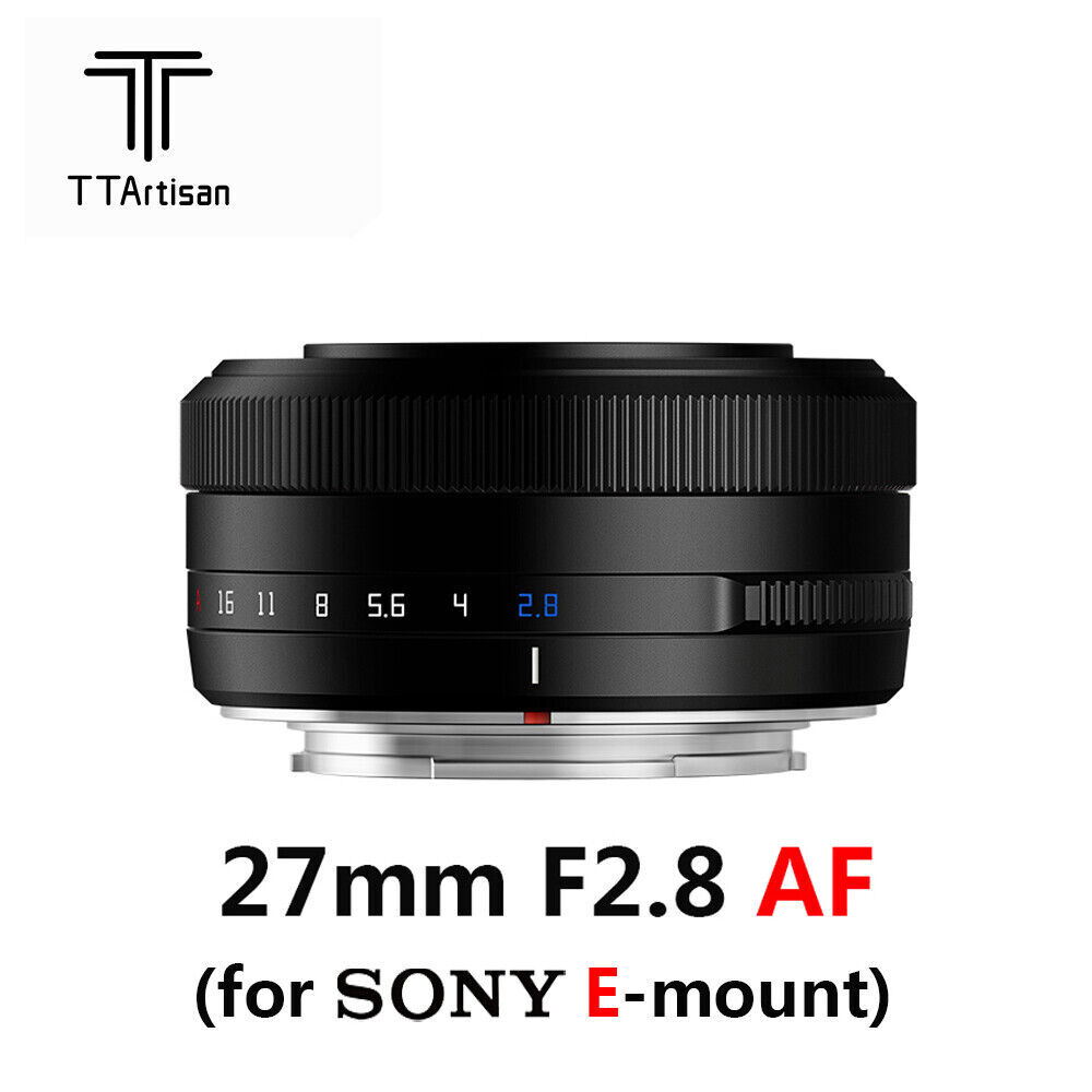 TTArtisan 27mm F2.8 Auto Focus APS-C Lens For Sony E-mount Camera
