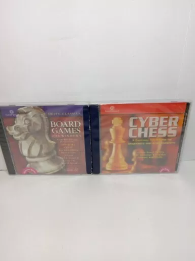 Cyber Chess Vintage PC Game With Manual