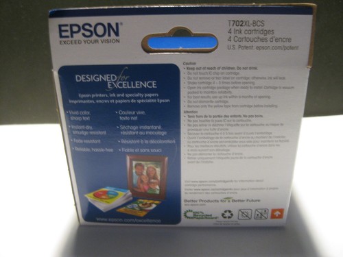Epson Genuine 702XL Black 702 Color CMY Ink Cartridges 4PK Best before 06/2027 - Picture 3 of 6