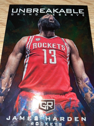 2016-17 JAMES HARDEN Panini GRAND RESERVE UNBREAKABLES Card #1ππ - Picture 3 of 3