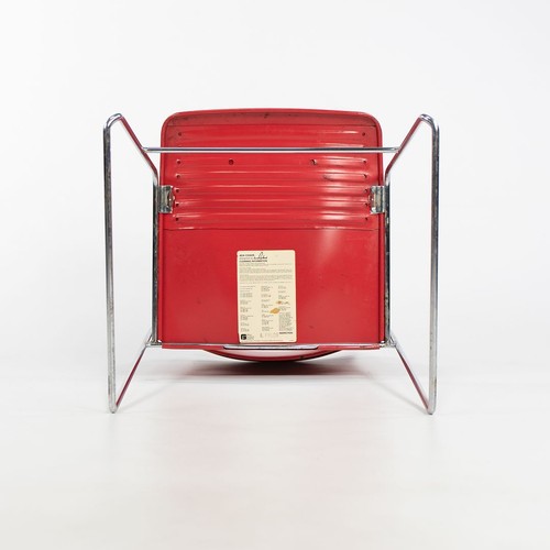 1970s 40/4 Chairs in Red Steel by David Rowland for General Fireproofing Co. - Picture 11 of 12