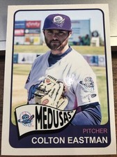 2019 Medusas de Lakewood BlueClaws Colton Eastman RC Rookie Phillies