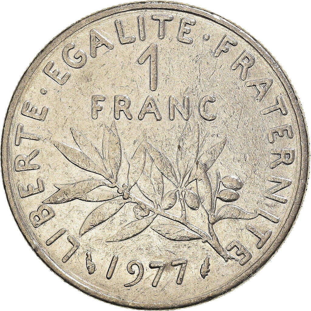 金貨 銀貨 France, Semeuse, Franc 1977, Paris-