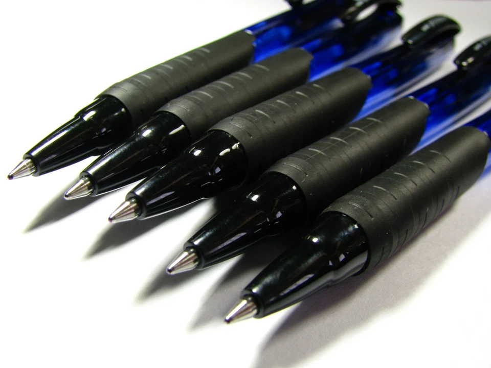 5 x NEW UNI-BALL Retractable Jetstream SXN-101 0.7mm Blue Ball point pen Japan - Image 2 of 4