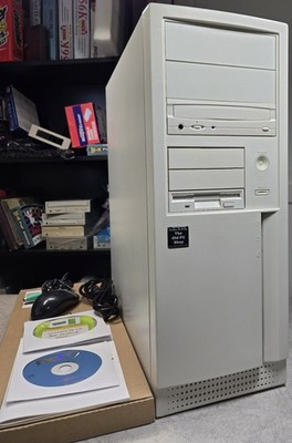 Windows 98 95 Gaming Computer 3DFX Voodoo AGP Sound Blaster AWE32 + Restore CD!