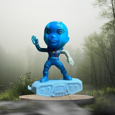 Guardians Of The Galaxy Nebula Marvel CAKE TOPPER Figure Figurine Big Headz 4 