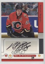 2005-06 Upper Deck Be a Player SP Signatures Robyn Regehr #RR Auto 0a4
