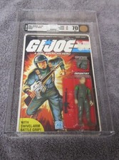 VINTAGE G I JOE 1982 GRUNT INFANTRY TROOPER WITH SWIVEL ARM GRIP AFA 70