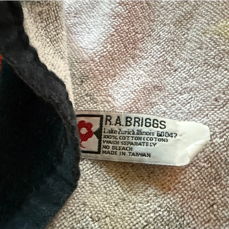 Toalla de playa vintage rara RA Briggs Hans Franz SNL Saturday Night Live Girlie Man Foto 3 de 4