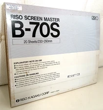 RISO SCREEN MASTER B-70S 20 SHEETS / 230X290MM