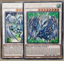 Sternenstaubdrache Set Neu! Secret Rare & Rare Yugioh Deutsch 1. Auflage L5DD
