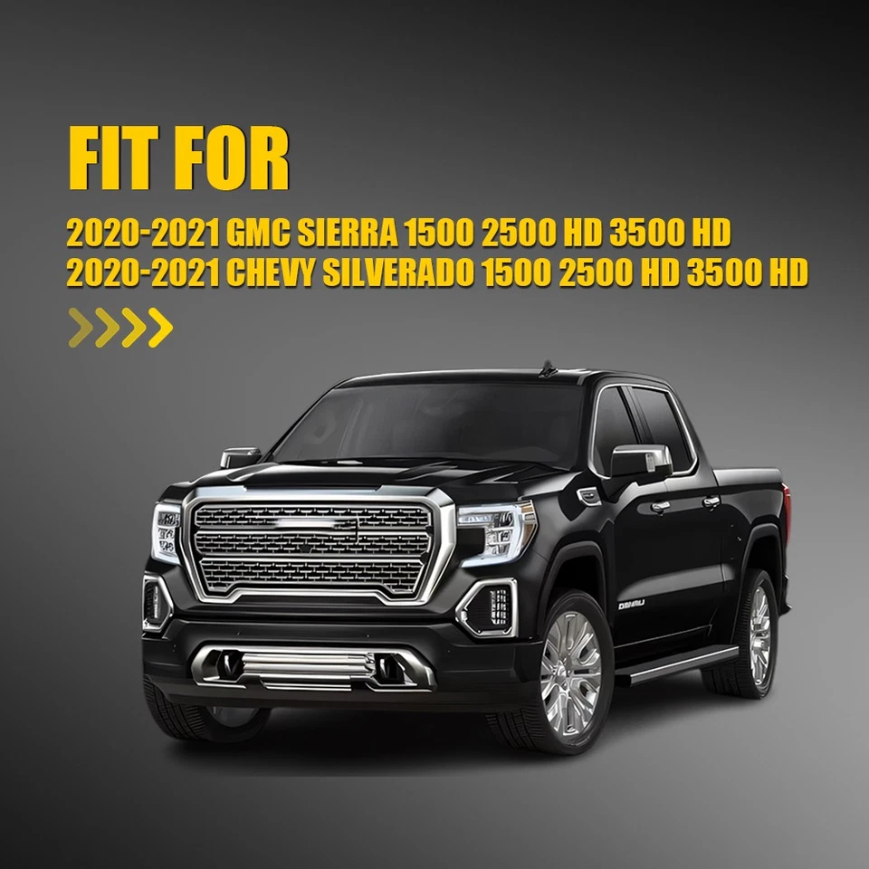 Vidro espelhado inferior esquerdo aquecido compatível com 2020-2021 Chevy Silverado GMC Sierra 2500HD - Imagem 4 de 4