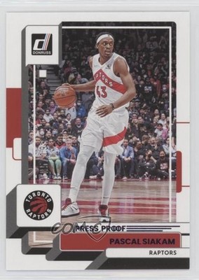 2022-23 Panini Donruss Purple Press Proof 5/199 Pascal Siakam #23 15tj