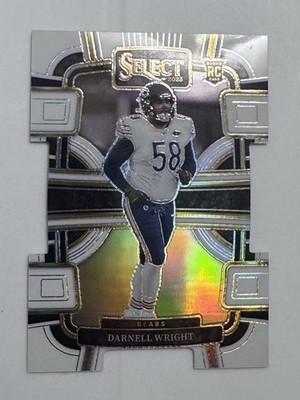 2023 Select DARNELL WRIGHT Rookie White Prizm Die Cut SSP Bears RC /199 OBO