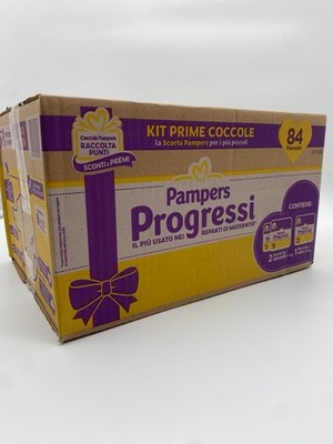 Pampers Progressi 84 Windeln, 2 Pack Gr1 (2-5 kg) + 1 Pack Gr2 (3-6 kg)