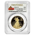 2016-W Proof $50 American Gold Eagle 1 oz PCGS PR70DCAM FS 30th Anniversary
