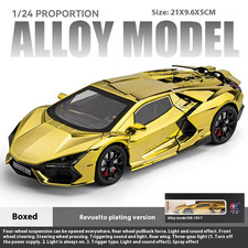 1:24 Lamborghini Revuelto Spray Plated Version Model Car Toy Classic Fantasy 