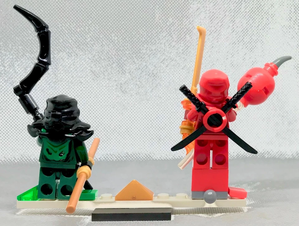 NINJAGO WORLD © MORRO GREEN LLOYD MOC + KAI EVIL DRAGONS RISING LEGO GENUINE - Image 4 of 4