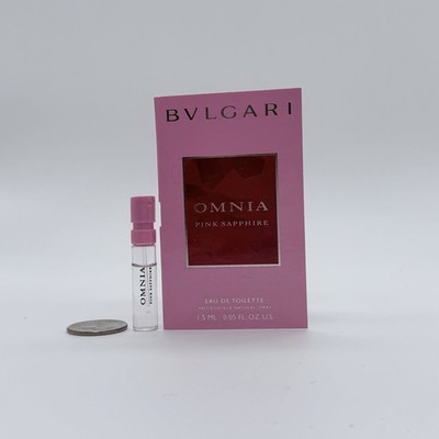 Bvlgari Omnia Pink Sapphire Eau de Toilette EDT Sample Spray .05oz, 1.5ml
