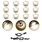 Blanc Chaud LED Spot Encastrable Extérieur Mini Spot Encastré de Ø30mm Lot