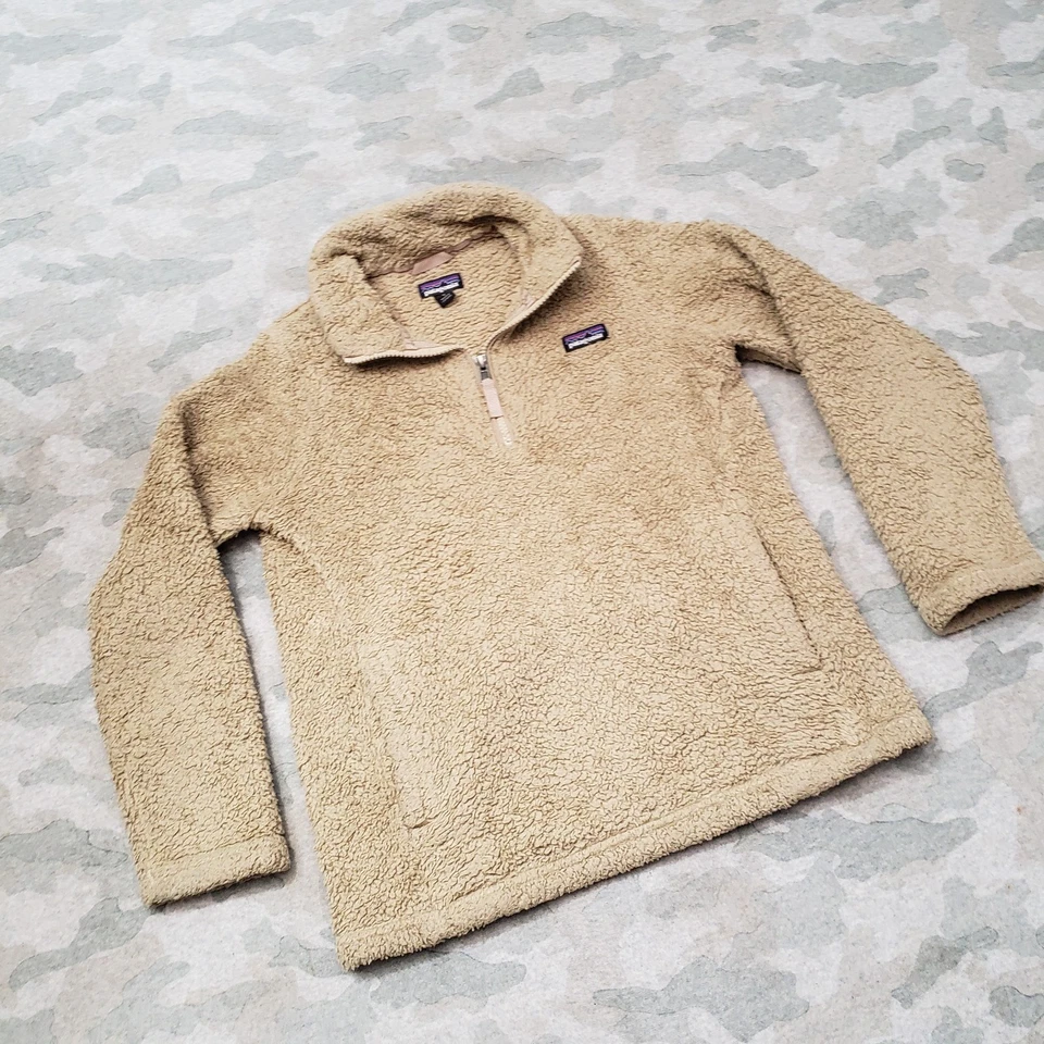Sudadera Patagonia Juvenil Medio Tostado 1/4 Cremallera Manga Larga Los Gatos Polar Foto 2 de 4