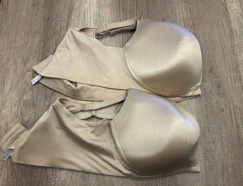 2er Set Cacique Lane Bryant Damen BHs ohne Bügel Full Coverage Nude Größe 46F - Bild 2 von 3