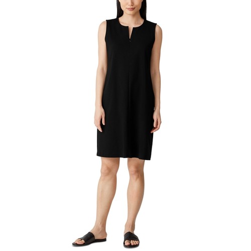 Abito Eileen Fisher a ponte con scollo spacco e zip davanti taglia XL - Foto 4 di 8
