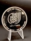 2014 Holy Land Mint Jerusalem “City of Peace” 1 oz .999 Fine Silver Round